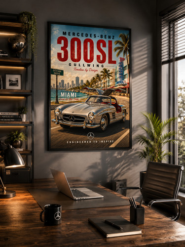 Mercedes 300sl gullwing - mercedes,