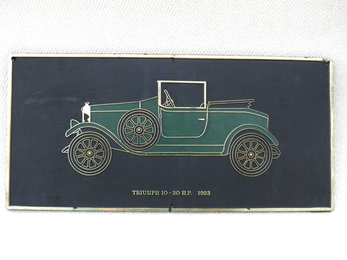 Vintage car wall plaque 1923 - vintage,