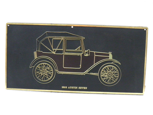 Vintage car wall plaque 1923 - vintage,