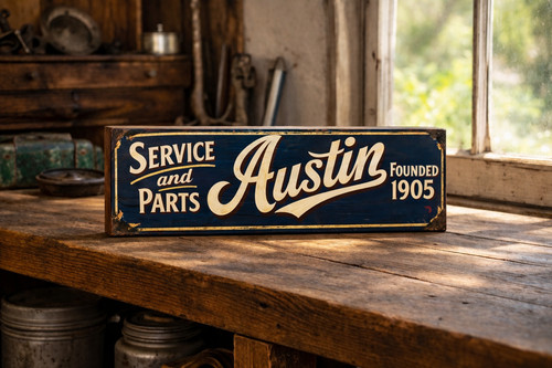 Austin sign vintage old - vintage,