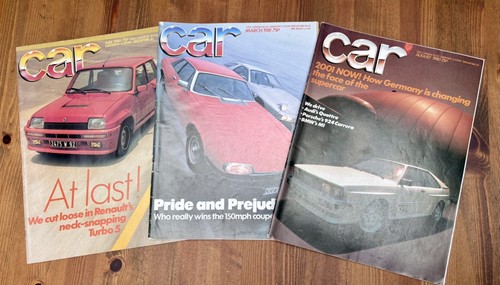 Car magazine bundle issues - x, 3