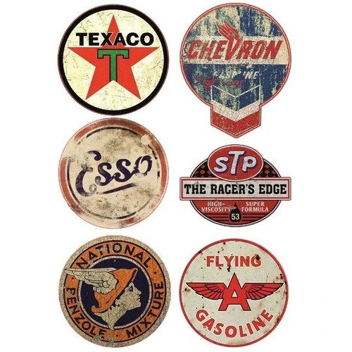 Vintage oil stickers stp - vintage,