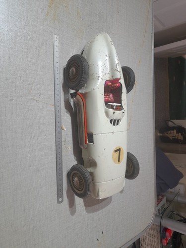 Vintage tin plate mercedes - vintage,