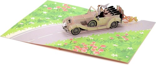 Elegant pop wedding - 3d, pop-up