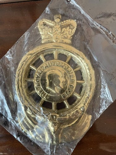 Vintage rac car badge - vintage, the