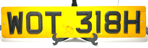Vintage car registration