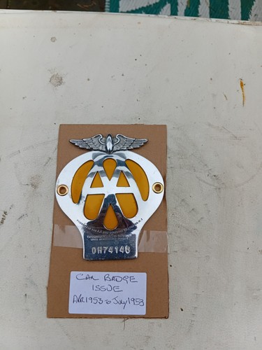 Vintage car badge a - vintage,