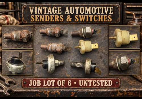 Job lot vintage car oil - lot,