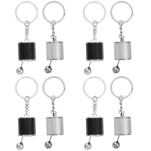 8pcs assorted color car key - color,