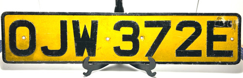Vintage car registration