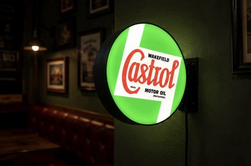 Vintage castrol wall mounted - wall,