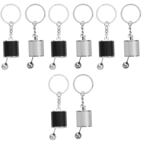 Vintage car key rings - car, 8pcs