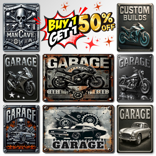 Man cave garage - garage, sign