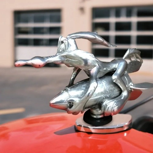 Vintage car hood - car,