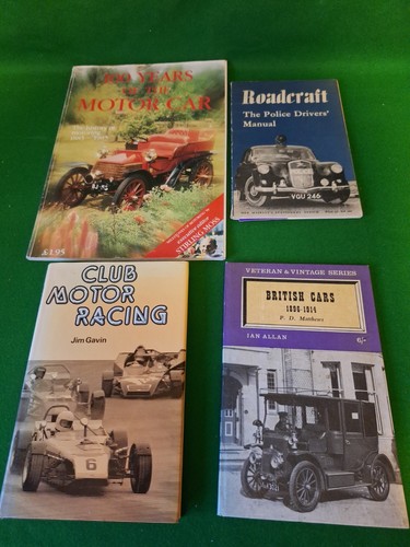 Various vintage car books - various, 4