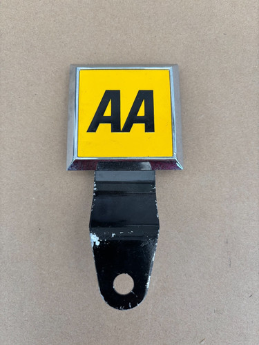 Vintage car grille badge - car,