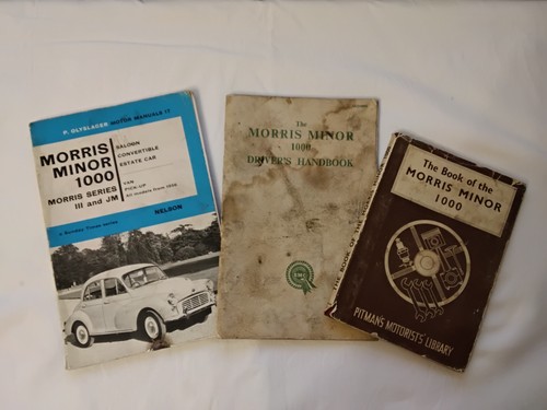 Vintage car manuals - car,