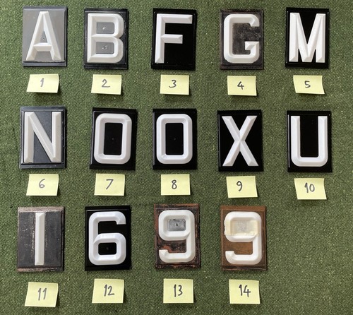 Ace prismatic number plate - ace,