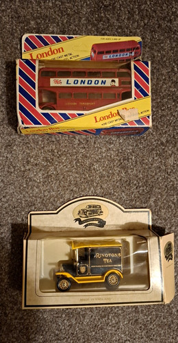 Boxed vintage toy cars - toy,