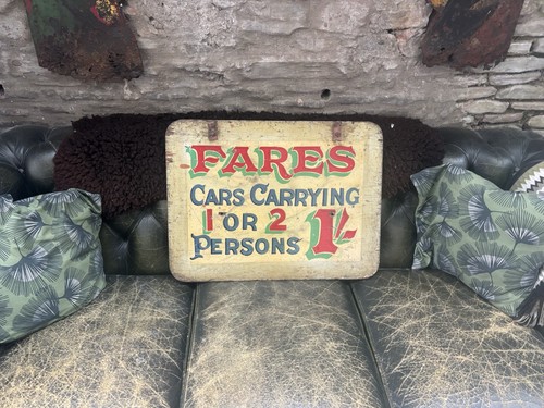 Vintage advertising sign