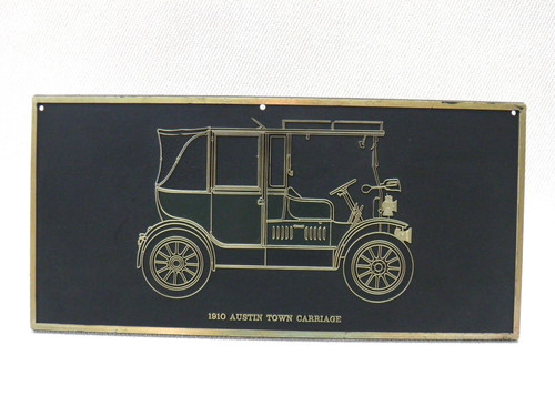 Vintage car wall plaque - vintage,