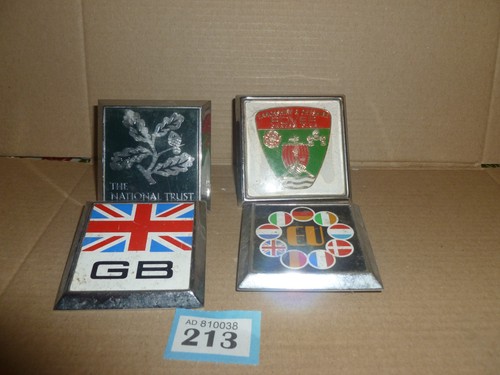 Vintage car badges lot - car,