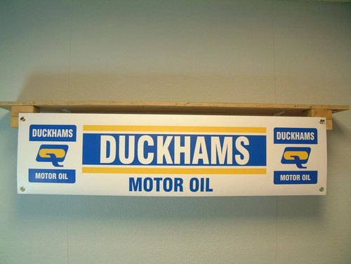 Duckhams motor oil banner - motor,