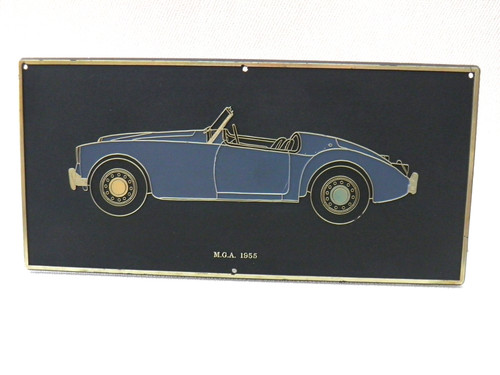 Vintage car wall plaque 1955 - vintage,