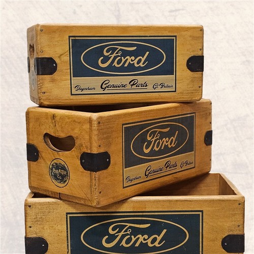 Ford parts vintage - ford, wooden