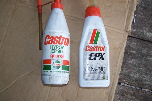 Vintage castrol gear oil - 2x,
