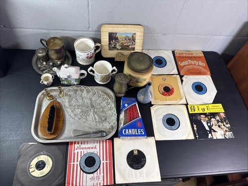 Job lot vintage items - lot, boot