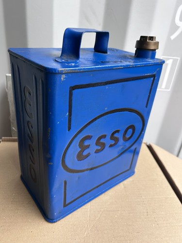 Vintage esso fuel can - fuel, jerry