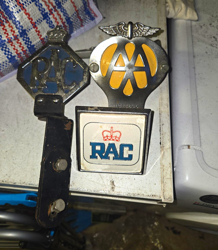 Vintage chrome and rac car - vintage,