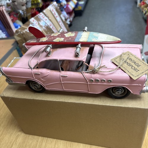 Vintage transport metal tin - vintage,