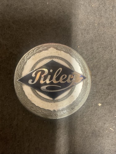 Vintage car badge riley - car,