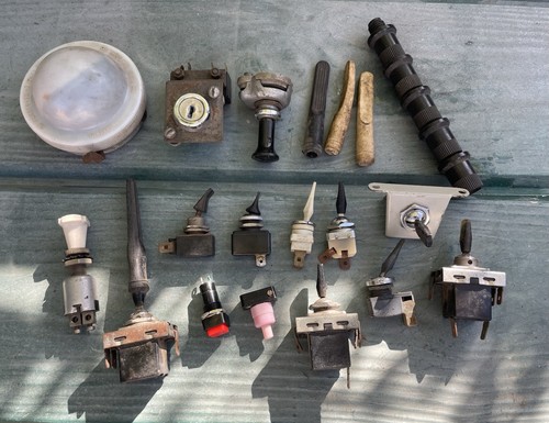 Vintage classic car switches - car,