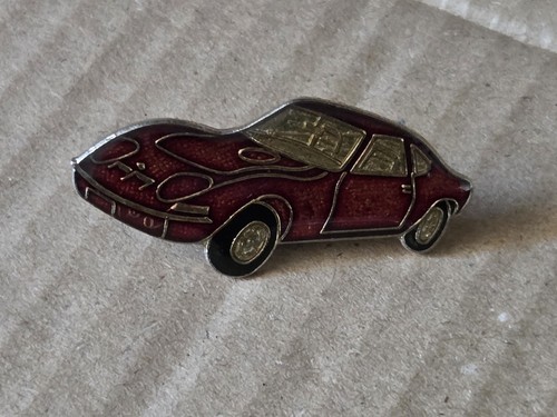 Vintage opel sports car pin - opel, gt