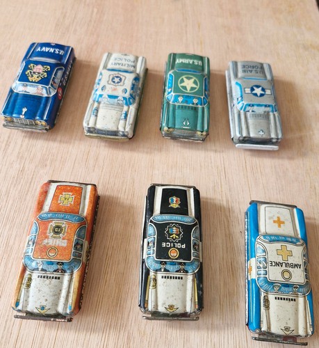 Vintage tinplate metal - tinplate, u.s