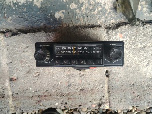 Vintage philips car - vintage, radio