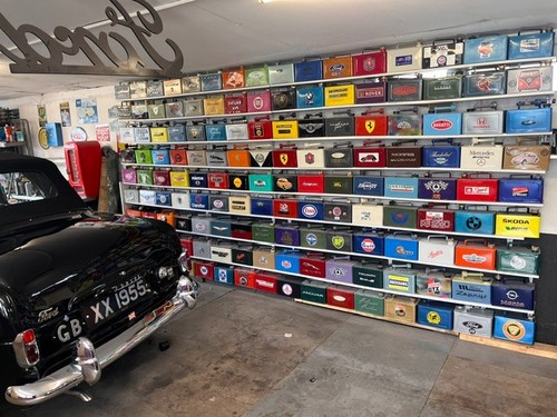 Vintage petrol cans wall art - petrol, cans,